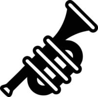 trumpet instrument ikon symbol design vektor bild. illustration av musikalisk trumpet horn vektor design bild. eps 10