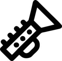 Trompete Instrument Symbol Symbol Design Vektor Bild. Illustration von Musical Trompete Horn Vektor Design Bild. eps 10