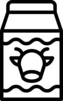 Vektor Design Milch Symbol Stil