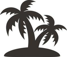 palm silhuett vektor