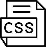 Vektor Design CSS Symbol Stil