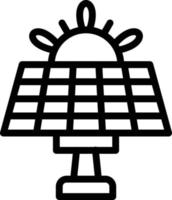 Vektor Design Solar- Energie Symbol Stil