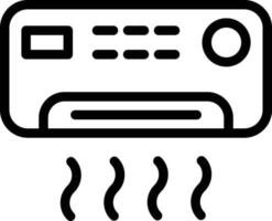 Vektor Design Luft Conditioner Symbol Stil