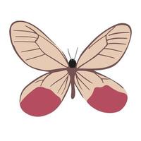 schön Rosa Schmetterling, gut zum Grafik Design Ressourcen vektor