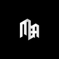 mba monogram logotyp vektor