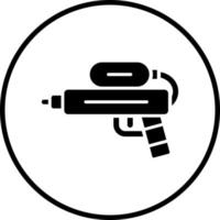 vektor design vatten pistol vektor ikon stil