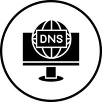 Vektor Design DNS Vektor Symbol Stil