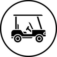 Vektor Design Golf Wagen Vektor Symbol Stil