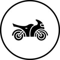 Vektor Design Motorrad Vektor Symbol Stil