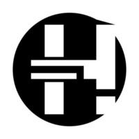 Brief h Symbol Illustration Vektor