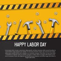 Happy Labour Day Design vektor