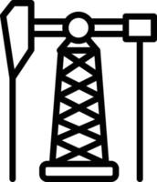 Öl Pumpe Vektor Symbol Stil