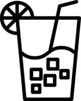 kalt trinken Vektor Symbol Stil