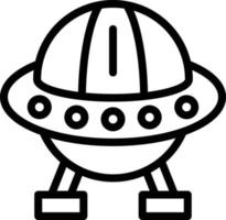 UFO Vektor Symbol Stil