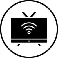 Clever Fernseher Vektor Symbol Stil