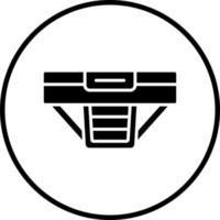 Suspensorium Vektor Symbol Stil