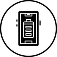 batteri full vektor ikon stil