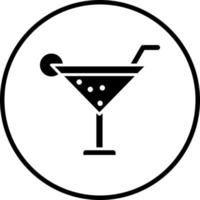 Cocktail Vektor Symbol Stil