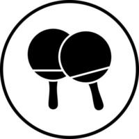 ping pong vektor ikon stil