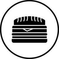 kubanisch Sandwich Vektor Symbol Stil