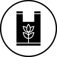 bio basierend Materialien Vektor Symbol Stil