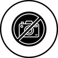 Nein Kamera Vektor Symbol Stil