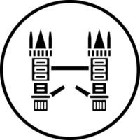 Turm Brücke Vektor Symbol Stil