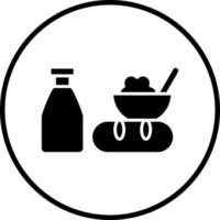 Essen Ration Vektor Symbol Stil