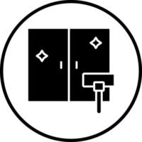 Möbel Reinigung Vektor Symbol Stil