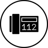 112 Vektor Symbol Stil