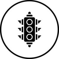 der Verkehr Licht Vektor Symbol Stil