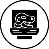 Dinosaurier Vektor Symbol Stil