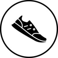 Schuh Vektor Symbol Stil