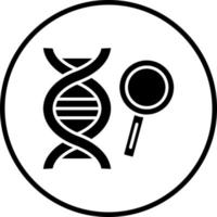 erkunden DNA Vektor Symbol Stil