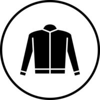 Jacke Vektor Symbol Stil