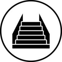 Treppe Vektor Symbol Stil