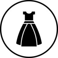 klänning vektor ikon stil