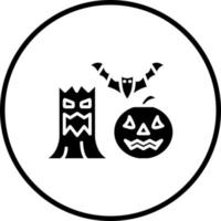 Halloween Vektor Symbol Stil