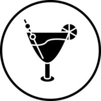 Cocktail Vektor Symbol Stil