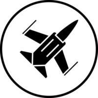 Kampf Flug Vektor Symbol Stil