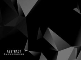 mörk geometrisk svart abstrakt bakgrund elegant designmönster vektor