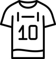 Fußball Jersey Vektor Symbol Stil