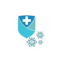Virus Schutz Logo Bilder Illustration Design vektor