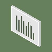 Tafel- und isometrische Statistik vektor