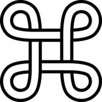 hash kommando symbol knapp vektor