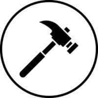 Hammer Vektor Symbol Stil