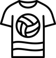 sporter skjorta vektor ikon stil