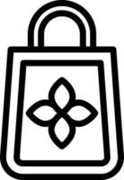 Vektor Design Einkaufen Tasche Symbol Stil