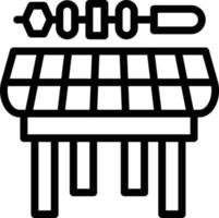 Vektor Design Grill Symbol Stil