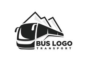 Bus. Reise Bus Logo Design Vektor